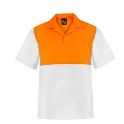 Picture of WorkCraft, Food Industry Hi Vis Two Tone Jac Shirt, Long Sleeve